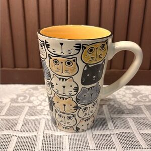 Cat Design Ceramic Mug by Spectrum Designz